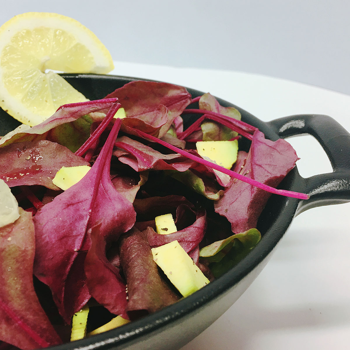 Bull's blood all'avocado