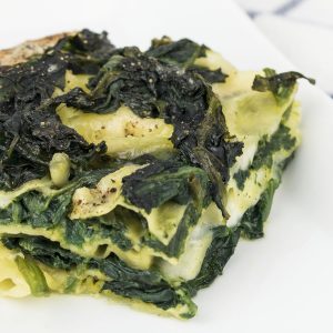 Lasagne spinaci e mozzarella