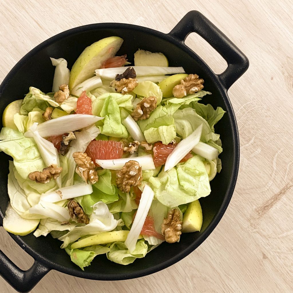 Lattuga mele e noci