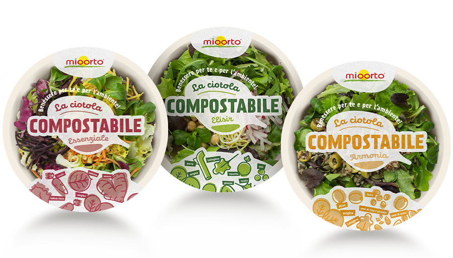 Composizione Ciotole Compostabili