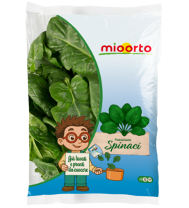 pack di insalata spinaci pronti da cuocere