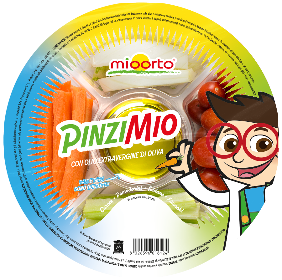 pinzimio carote, pomodorini, sedano e finocchi con olio extravergine di oliva